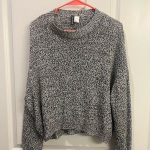 H&M - Black and White - Lightweight Sweater - Long Sleeves